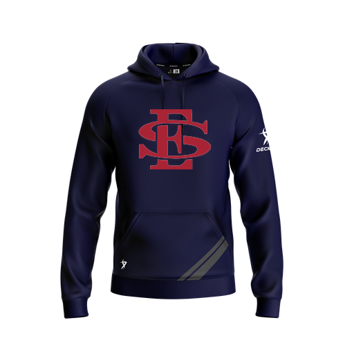 [FOLHSMNV-YXS-LOGO2] Decker Summit Hoodie (Youth XS, Navy, Logo 2)