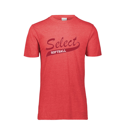 [FTSCUBRD-AS-LOGO1] Decker Men's Tri-Blend T-Shirt - Short Sleeve (Adult S, Red, Logo 1)
