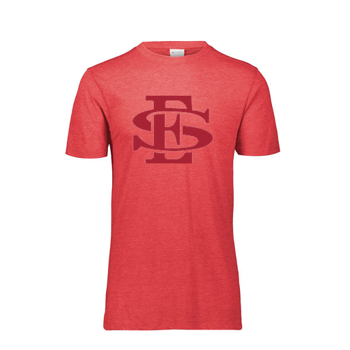 [FTSCUBRD-AS-LOGO2] Decker Men's Tri-Blend T-Shirt - Short Sleeve (Adult S, Red, Logo 2)