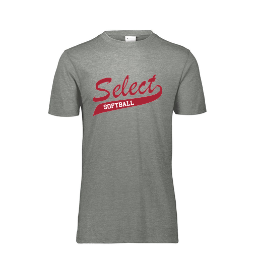 [FTSCUBGY-YS-LOGO1] Decker Youth Tri-Blend T-Shirt - Short Sleeve (Youth S, Gray, Logo 1)