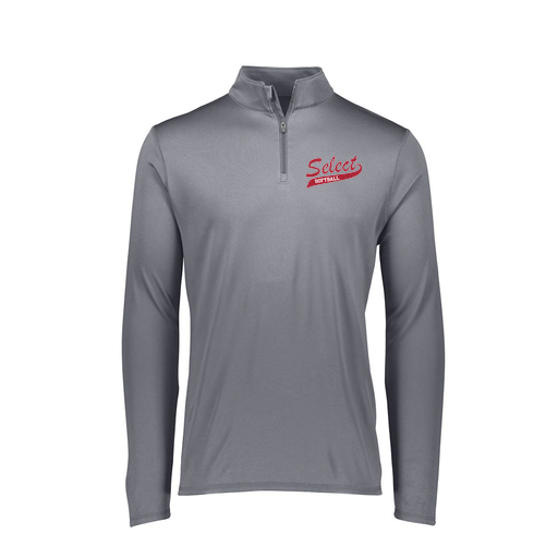 [FTLQFLGY-FAXS-LOGO1] Decker Women's Flex-Lite 1/4 Zip Shirt (Female Adult XS, Gray, Logo 1)
