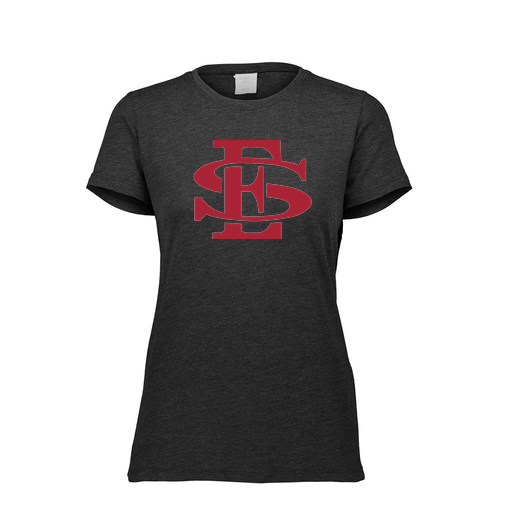 [FTSCUBBK-FAXS-LOGO2] Decker Women's Tri-Blend T-Shirt - Short Sleeve (Female Adult XS, Black, Logo 2)
