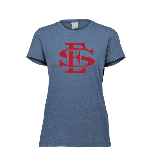 [FTSCUBNV-FAXS-LOGO2] Decker Women's Tri-Blend T-Shirt - Short Sleeve (Female Adult XS, Navy, Logo 2)