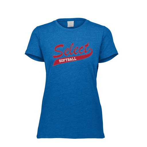 [FTSCUBRY-FAXS-LOGO1] Decker Women's Tri-Blend T-Shirt - Short Sleeve (Female Adult XS, Royal, Logo 1)