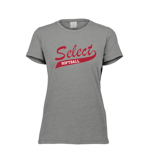 [FTSCUBGY-FAXS-LOGO1] Decker Women's Tri-Blend T-Shirt - Short Sleeve (Female Adult XS, Gray, Logo 1)