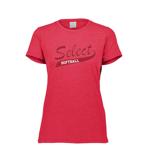 [FTSCUBRD-FAXS-LOGO1] Decker Women's Tri-Blend T-Shirt - Short Sleeve (Female Adult XS, Red, Logo 1)