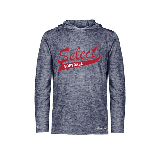 [FOLHCGNV-AS-LOGO1] Decker Men's Charge Hoodie (Adult S, Navy, Logo 1)