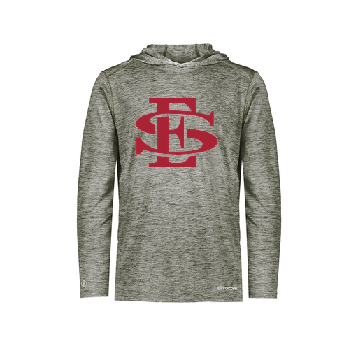 [FOLHCGGY-YS-LOGO2] Decker Youth Charge Hoodie (Youth S, Gray, Logo 2)