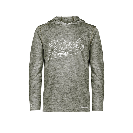 [FOLHCGGY-YS-LOGO3] Decker Youth Charge Hoodie (Youth S, Gray, Logo 3)