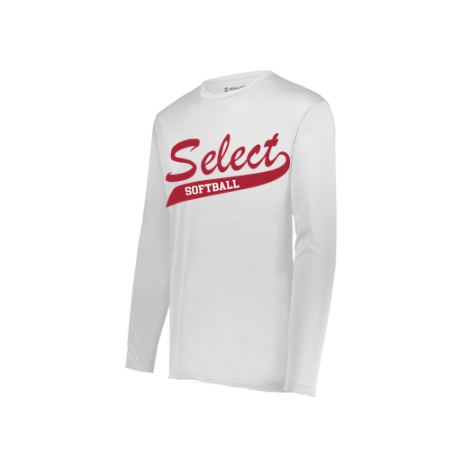 [222822.005.XS-LOGO1] Men's LS Smooth Sport Shirt (Adult XS, White, Logo 1)